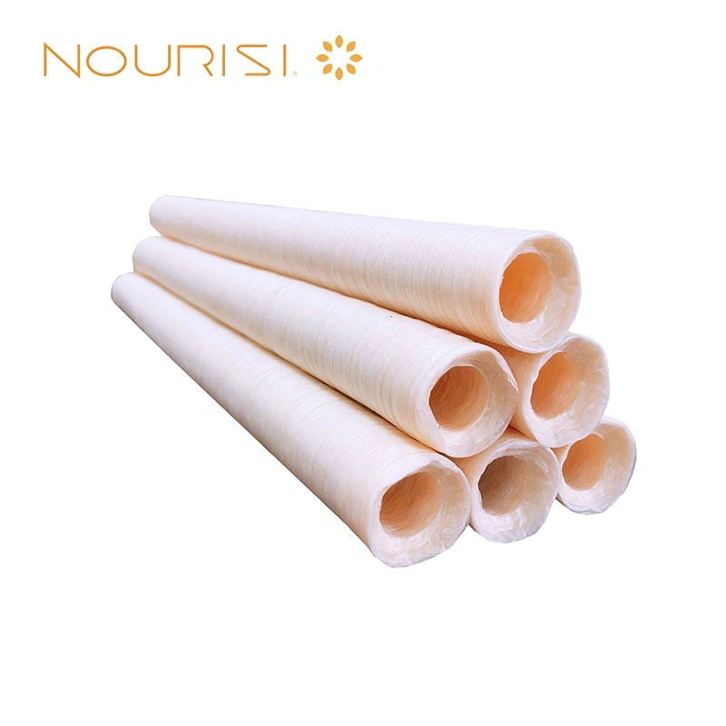 Fried collagen casing